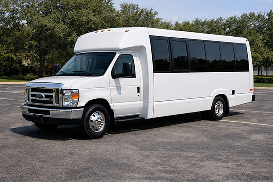 18-passenger minibus available for charter in Doral, FL