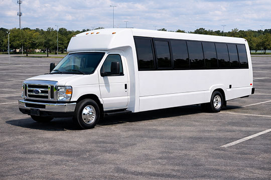 25-passenger minibus available for charter in Doral, FL